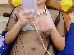 Asian Stripper Teases Barely Covered