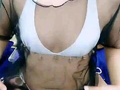 Asian Stripper Teases Barely Covered