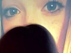 faceful of intense desire awaits