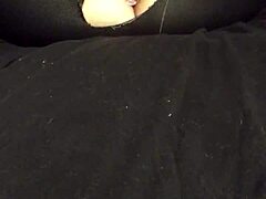 bored slut wife pounds tight ass plug