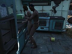Fo4 sanctuary anal fuck with teen brunette