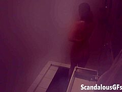 Steamy shower with stunning girlfriend
