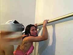 Transsexual Curves Worshiped Outdoors