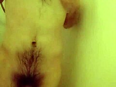 Pissing and jerking off in the shower