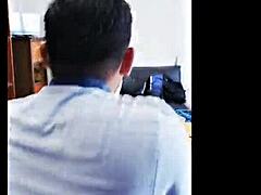 Secretary Shows Off Curves and Talent