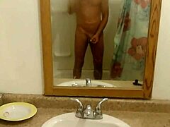 teasing solo play in the shower