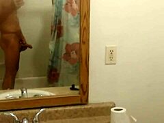 teasing solo play in the shower