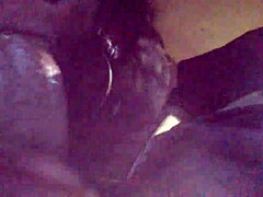 Awesome amateur babe owns ebony rod