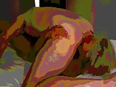 Cute blonde in tender oral play