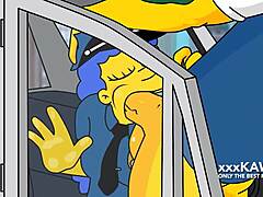 Marge Gets A Thrilling Ride