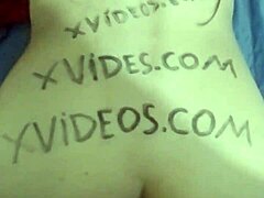 Pounding my hot wife’s tight rear hard