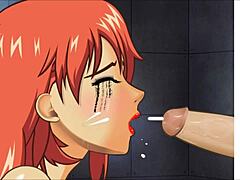 kimberly takes cocks in deepthroat blowbang