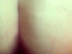 White BBW Takes Hard Backshots With Messy Cumshot