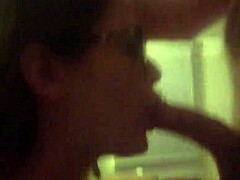 Ever tried a sneaky blowjob like this?