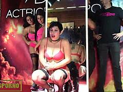 Brunette's funny antics reveal enchanting charm.