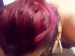 DEEPTHROAT BRUNETTE EARNS CASH