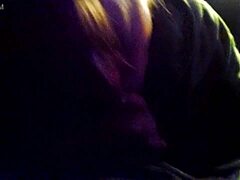 Milf’s interracial blowjob caught on tape