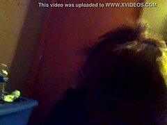 Milf’s interracial blowjob caught on tape