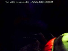 Milf’s interracial blowjob caught on tape