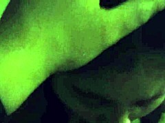 my schoolgirl gives a tasty blowjob at home
