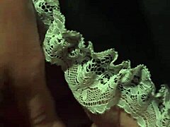 Halloween milf cums hard with dildo play