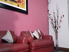 Milf and youth paint sultry passion