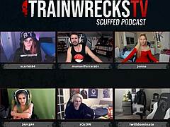 trainwrecks wild webcam orgy with scarlet crew