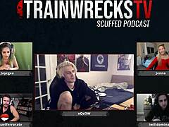 trainwrecks wild webcam orgy with scarlet crew