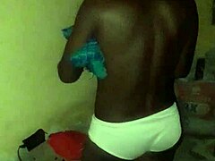 hausa babe teases with curves