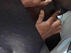 Amateur’s First Masturbation with Plug in Tight Rear
