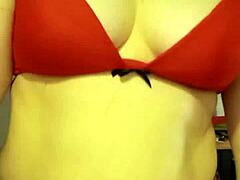 Big Tits in White Crop Top Groped Boldly