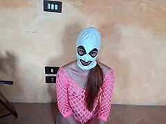 Latina amateur reveals hidden net talents