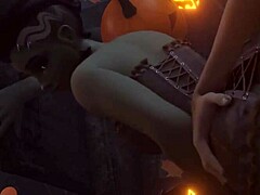 sombra bent over for raw doggystyle fuck