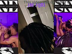 Ebony couple messy Holiday Inn