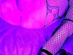 Milf’s Fierce Climax in Fishnet Stockings