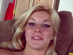 Blonde’s Solo Anal Toy Ecstasy
