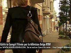 french amateur teases on cam