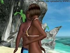 Provocative 3D Couple's Thrilling Virtual Bedroom Escapade