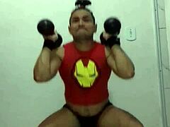 Ronny Love Working Out At Cafofo 2019