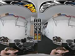 Busty Babe's VR Tit Fuck