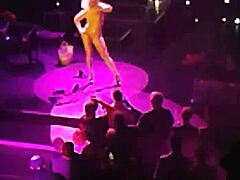 Striptease tease in heels
