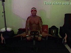 Porn star workout gets wild