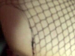Amateur ass fucked hard on all fours