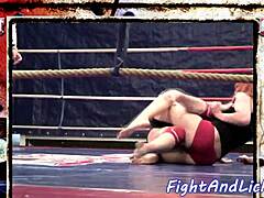 Redhead Sparks Fierce Wrestling Passion