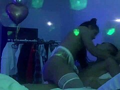 Brazilian babe in lingerie gets raw hardcore homemade fuck