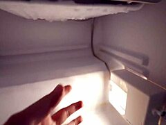 Tenant trapped in fridge drama
