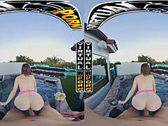 Blonde Kimberly Snow's VR Wet Thrill