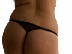 Yo, see this Latina's hot striptease