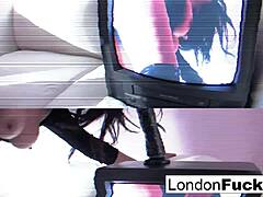 londons keyes fucked hard in anal solo