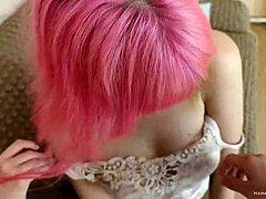 Ever seen amateur Vicky woken up for POV cock action?